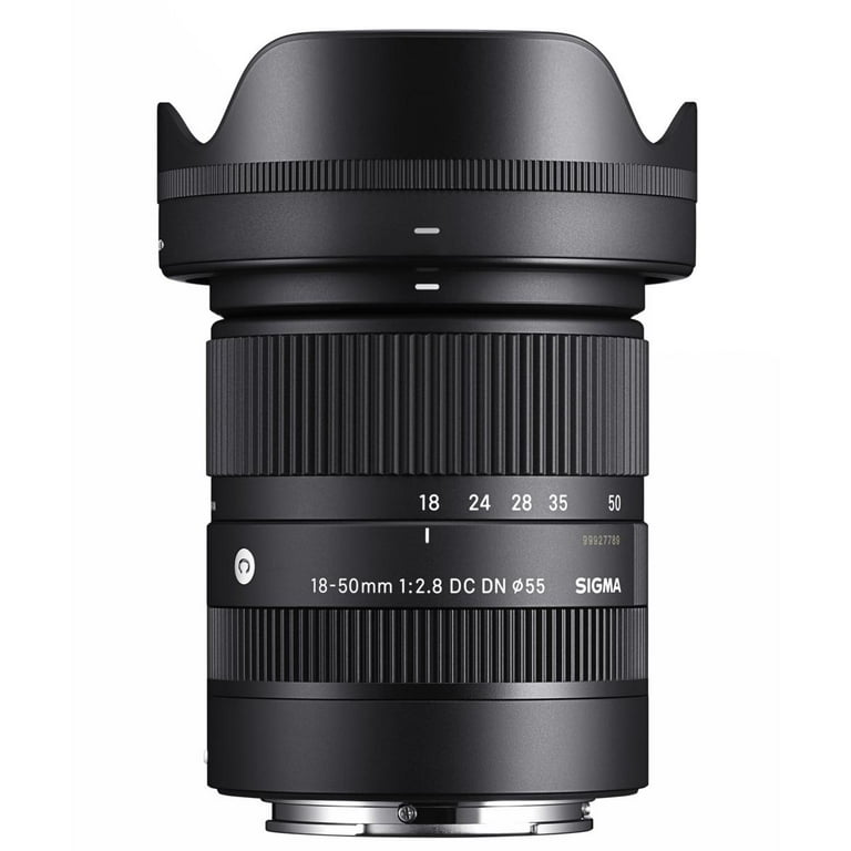 SIGMA 18-50mm F2.8 DC DN SONY Eマウント Sigma 18-50mm f/2.8 DC DN Lens, Sony E Mount, 27-75mm Equivalent