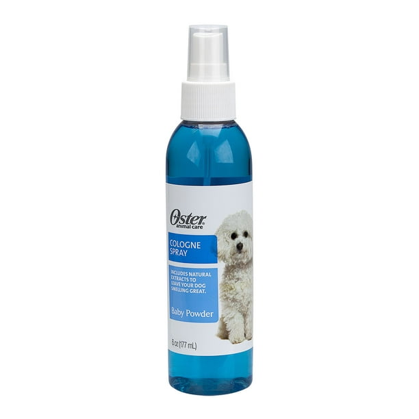 Oster Cologne Spray For Dogs, Baby Powder Scent, 6 oz. 