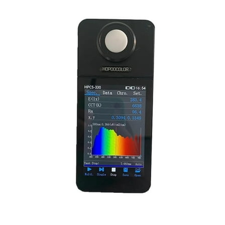 Wireless Bluetooth Spectrometer HPCS-330 Led Light Meter CRI Meter Led Spectrum Analyzer ,Small in Size and Lightweight