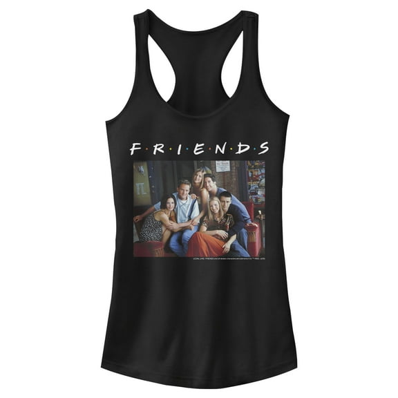 Junior's Friends Group Poster  Racerback Tank Top
