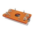 thumbnail image 4 of Localizador de punzón para máquina de recorte de máquina ranurada de tablero ranurado para guardarropa Estilo A Zulema Soporte ranurado para armario, 4 of 8