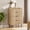 Wood, variant on EastVita 54.7 Inch Chest of Drawers Wooden Modern Fluted 6 Drawer Dresser with Metal Legs and Handles and Anti-Tipping Design for Bedroom Living Room Hallway