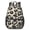 Black and Beige-1, variant on Purple and Purple Leopard Print Pattern 17" School Backpacks for Teens,Waterproof Oxford Fabric,S-Shape Padded Straps for School,Travel,Hiking,Camping