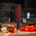 thumbnail image 6 of CRKT Sero Everyday Carry Folding Knife with Crossbar Lock: S35VN Plain Edge Blade, Red Glass-Reinforced Nylon Handle, 7170R, 6 of 6