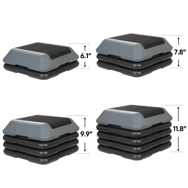 ZenSports 16'' Portable Gym Equipment: Compact Aerobic Step