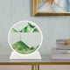 thumbnail image 3 of Fiudx Cuadro Artístico de Arena En Movimiento, Diseño de Arena Natural Que Fluye, Elegante Marco de Vidrio, Base Acrílica de Lujo, Decoración para El Hogar y La Oficina, Meditación y Relajación, Form, 3 of 4