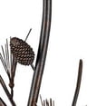 thumbnail image 2 of 60" Rust Floor Lamp With Brown Fabric Empire Shade, 2 of 6