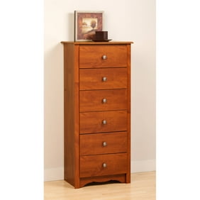 Sonoma Tall 6 Drawer Dresser Black Walmart Com