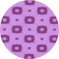 thumbnail image 1 of Ahgly Company Indoor Round Patterned Violet Purple Area Rugs, 8' Round, 1 of 6