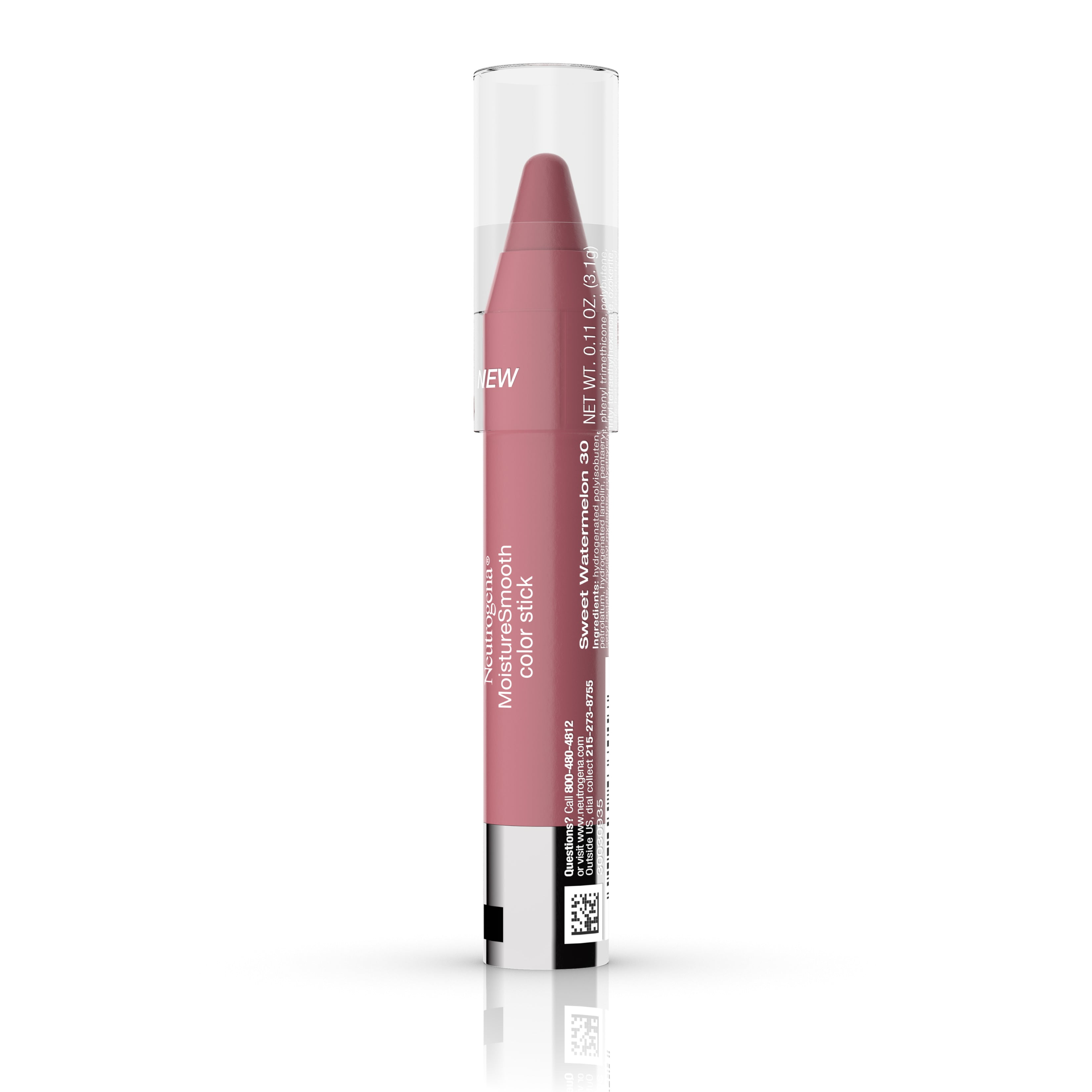 Neutrogena Moisturesmooth Color Stick, 30 Sweet Watermelon, .011 oz