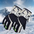 thumbnail image 4 of Joernso 1 Pair Warm Gloves Waterproof Good Performance Knitted Fabric Practical Kids Winter Outdoor Gloves for Skiing, 4 of 8