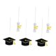 thumbnail image 4 of 6 adornos colgantes para sombrero de graduación, decoraciones de graduación, adornos decorativos para colgar. Negro, 4 of 8