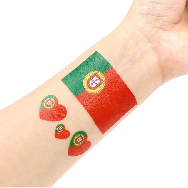 Etiqueta Engomada Del Tatuaje De La Bandera De Europa Tatuaje De La Bandera Nacional Temporal Copa De Europa Bar Ktv Decoración De Fútbol Inglaterra Italia Dinamarca Pegatinas De Cara Scienceny AP007453-02