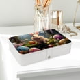 thumbnail image 6 of Easter Elegant PU Leather Jewelry Box with Removable Compartment and Earring Holder - Decorative Storage Box - Portable, 6 of 6