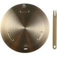 thumbnail image 1 of Heat Conduction Plate for Gas Stove, Beswarmy Heat Diffuser Cooking Induction Adapter Plate with Removable Handle, Coffee Milk Cookware Simmer Ring Disk Induction Hob Converter Disk 16cm, 1 of 7