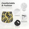 thumbnail image 5 of Disketp Orchids Flowers Print Women's Shorts Workout Shorts for Athletic Gym Running Shorts with Phone Pockets XX-Large, 5 of 8