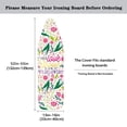thumbnail image 5 of Kuiaobaty Non-Slip Ironing Board Cover Floral Leaf Pattern Universal Stretchy Cover with Elasticized Edges and Hook and Loop Fastener Strap for Friends Home & Kitchen Accessories, 5 of 5