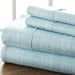 thumbnail image 2 of Linen Market 4 Piece Thatch Patterned Linen Market , King, Aqua, 2 of 10