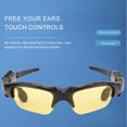 thumbnail image 4 of Smart Sunglasses, Music Sunglasses Highly Translucent Blue Light Blocking Polarized Lenses  for Fishing Gray Lens,Yellow Lens, 4 of 7