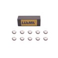thumbnail image 1 of 12mm Round Carbide Inserts Cutters Knifes Indexable Replacement Fits for Popular DIY Woodworking Lathe Wood Turning Finisher Hollower Tools 10pcs, 1 of 4