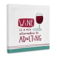 thumbnail image 3 of Stupell Industries Eclectic Funny Wine Phrase Canvas Art, 36 x 36, by Courtney Morgenstern, 3 of 8