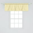 thumbnail image 2 of Ambesonne Yellow Window Valance, Dandelions Asters Abstract, 54" X 18", Yellow White, 2 of 3