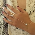thumbnail image 4 of Limei Chic Lady Hand Chain Ring Good-looking for Prom Extended Length, 4 of 7