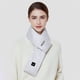 thumbnail image 4 of Mujeres calentadas bufanda al aire libre cuello cuello temperatura ajustable 45-65 ℃ Calefacción Bufandas portátiles 5W transpirable recargable de plata gris Monstrate HA011636-03, 4 of 7