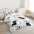 thumbnail image 3 of Homewish Cartoon Dachshund 2pcs Bedding Comforter Set for Preppy Children Kids,Dreamy Princess Twin Comforter Sets,Kawaii Animal Breathable Bedding Set,Luxury Bedroom Decor,Reversible, 3 of 8
