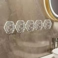 thumbnail image 5 of WMGHA Hexagon Wall Mount Hooks – No Drill Adhesive Hanging Rack with Water Droplet Design – Damage-Free Sticky Hooks for Towels, Keys, Kitchen & Bathroom (5-Pack), 5 of 9