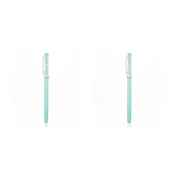 Yuarrent Crystal Gem Pen Agarre cómodo Ergonómico con puntas Herramientas de perforación Diseño único Kits de punto de cruz El mejor regalo verde verde 2piezas Yuarrent CBP367782