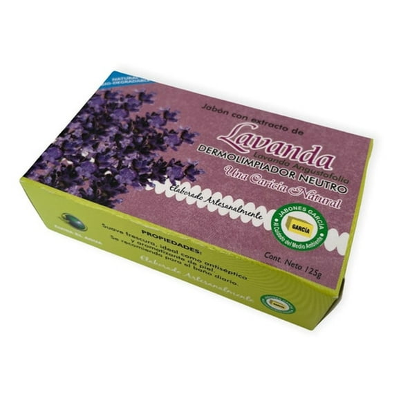 Jabón García Lavanda 1 Pieza 125g Ecológico Biodegradable Original