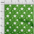 thumbnail image 1 of oneOone Velvet Green Fabric Merry Christmas Sewing Material Print Fabric By The Yard 58 Inch Wide - DA, 1 of 5