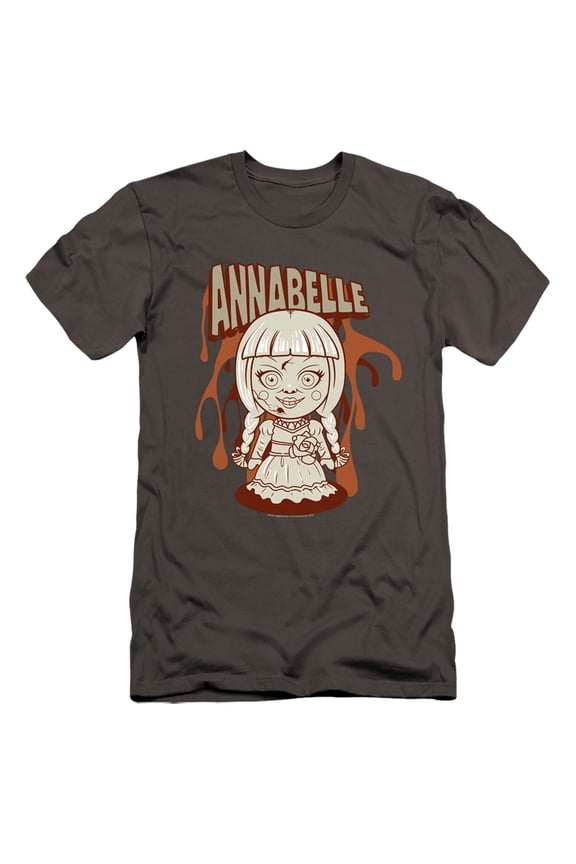 Annabelle - Annabelle Illustration - Premium Slim Fit Short Sleeve Shirt - XX-Large