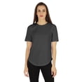 thumbnail image 1 of Inkmeso Coupe Régulière Col Rond Uni pour Femmes Manches Courtes Décontractées Tee-Shirt Doux, 1 of 7