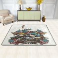 thumbnail image 2 of Dreamtimes American Western Cowboy Area Rug, 36"x24" USA History Culture Non-Slip Washable Indoor Door Mat, Absorbent Floor Mat for Bedroom Kitchen Entryway Bathroom, 2 of 7