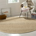 thumbnail image 2 of SAFAVIEH Natural Fiber Enola Braided Jute Area Rug, Natural, 4' x 4' Square, 2 of 10
