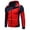 Red, variant on TANYSU Men's Autumn Winter Fashion Coat Jacket Casual Stitching Hooded Zipper Sweatshirt Coat Loose Warm Winter Jacket Breathable Male Pullover Long Sleeve Tops Sports Athletic Dailywear