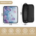 thumbnail image 4 of Hair Tool Organizer Bag with Heat Resistant Mat Removable Travel Storage Case for Hot Air Brushes Curling Irons Whimsical Underwater Scene, 4 of 8