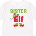 thumbnail image 4 of Inktastic Christmas Sister Elf Girls Long Sleeve Toddler T-Shirt, 4 of 5