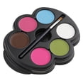 thumbnail image 3 of de de Pintura Corporal para Adultos de 6 Colores Disfraz de de Halloween Disfraz de Maquillaje + Herramienta de Salvador Dali Pintura del arte corporal, 3 of 10