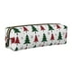 thumbnail image 1 of Balery Buffalo Plaid Christmas Trees Estuche de Lápices de Cuero Impreso, Estuche para Suministros de Arte, Estuche de Lápices con Cremallera, Estuche de Almacenamiento de Papelería, 1 of 7