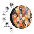 thumbnail image 4 of Fotbe Cute Cat Paw Funda de Llanta de Repuesto con Estampado, Engrosada, Ajuste Universal para Jeep, Remolque, RV, SUV, Camión-14 inch, 4 of 6
