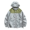 thumbnail image 1 of Handshe Veste Extérieure à Capuche pour Hommes, Couleur Tendance - Style Ample, Protection Solaire, Couple, 1 of 2