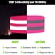 thumbnail image 3 of Muñequeras reflectantes Tobilleras (8 bandas/4 pares) | Accesorios de alta visibilidad y seguridad para correr/andar en bicicleta/caminar, 3 of 5