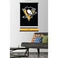 thumbnail image 2 of NHL Pittsburgh Penguins - Logo 21 Wall Poster with Magnetic Frame, 22.375" x 34", 2 of 5