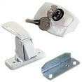 thumbnail image 2 of JR Products 11685 - White Die Cast Steel Locking Door Latch, 2 of 3