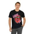 thumbnail image 4 of Love is a Pill Anti Valentines Shirt - Pop Art Tongue Graphic Valentines, 4 of 7
