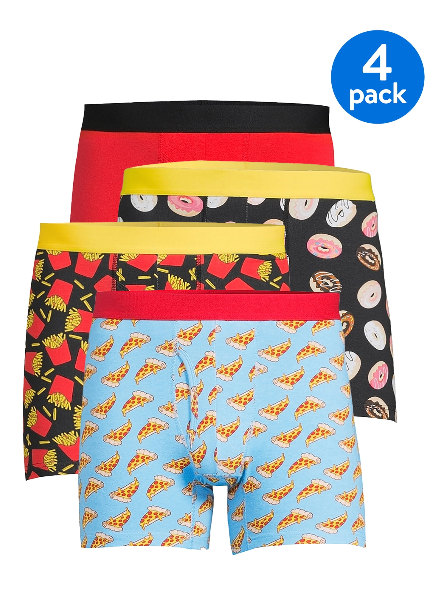 Men's Boo 3 Pack Boxer/Shorts Hipster/Underwear/Brief Cannabis Leaf Boxer Trunks 