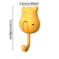 thumbnail image 3 of Wojeull Kitchen & Bathroom Wall Hook Strong Suction Cup Hanger Traceless Cartoon Design Heavy Duty, 3 of 4